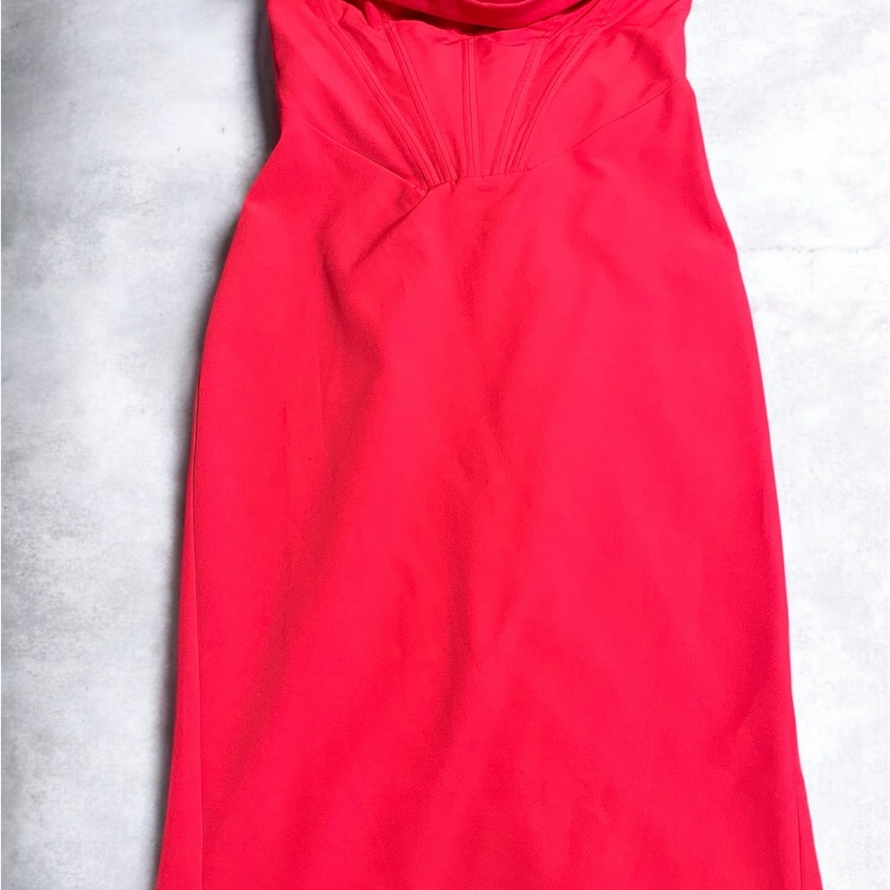 Lavish Alice Strapless Pink Dress